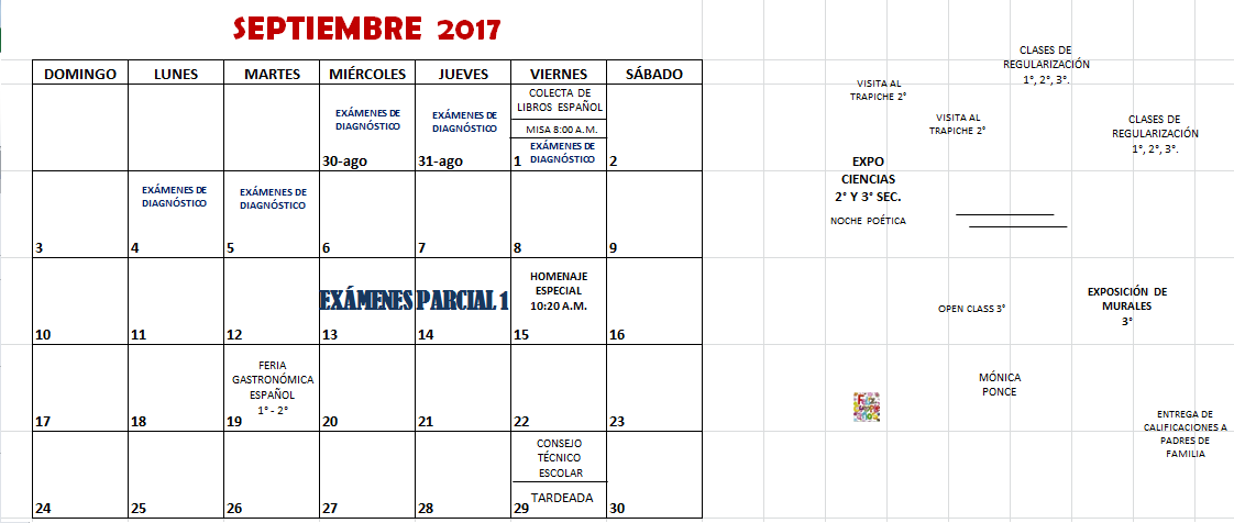 Calendario de Actividades